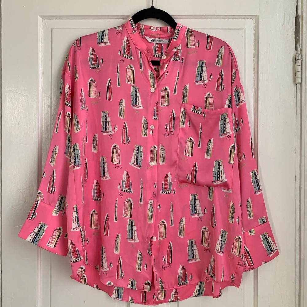 Zara Silk Blouse